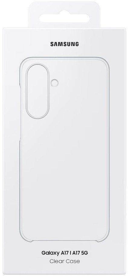 Kapak telefoni Samsung Clear Case Galaxy A17, transparent, 1 mm