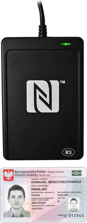 Lexues karte ACS ACR1252U M1, NFC, USB, i bardhë
