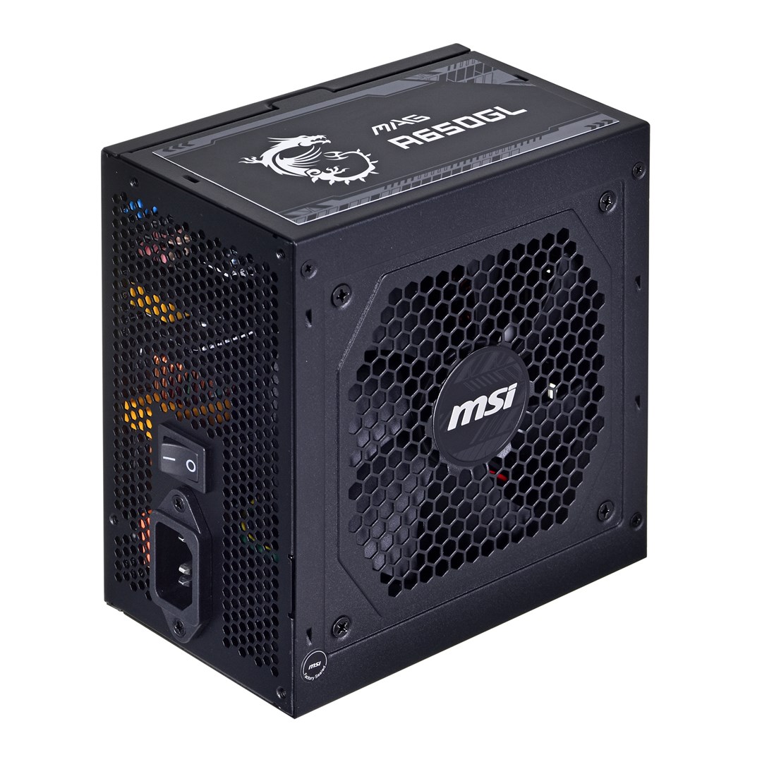 Burim energjie modular MSI MAG A650GL 650 W 120 mm 80 PLUS Gold, 20+4 pin ATX, 650 W