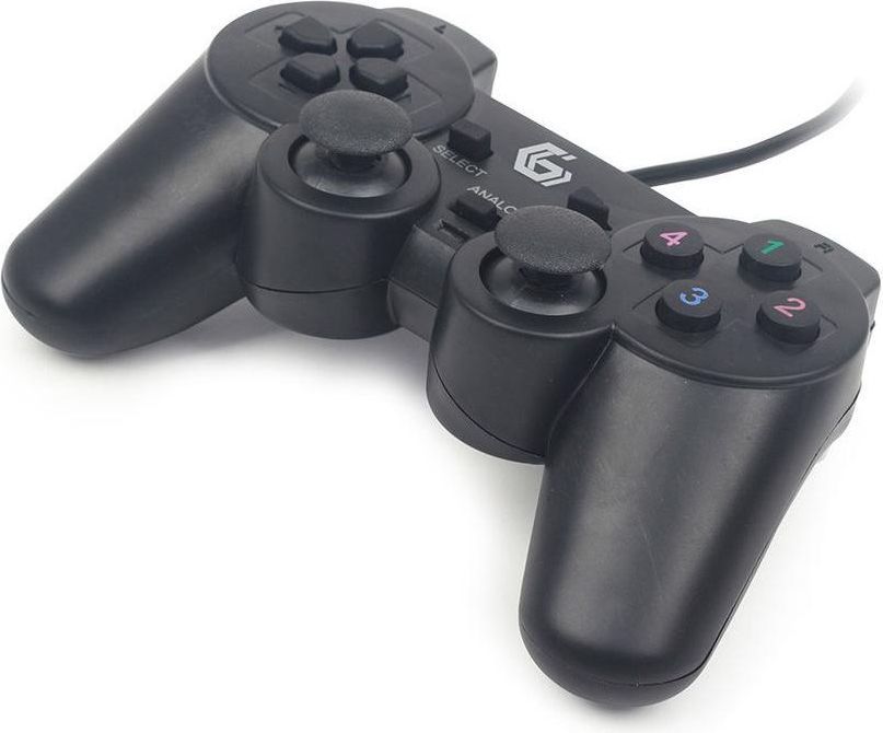 Kontroller Gembird Dual Vibration, me kabllo, i zi