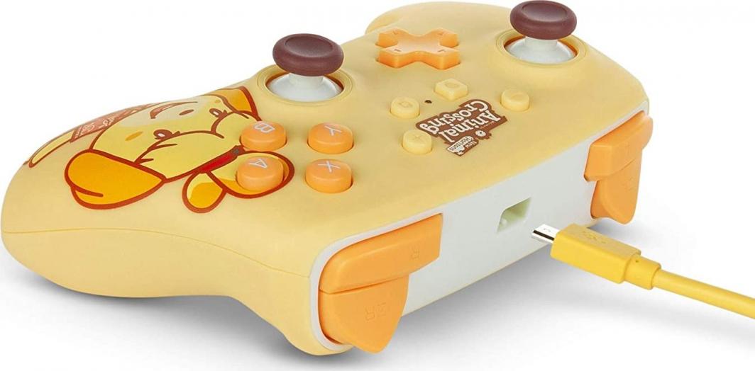 Kontroller PowerA Animal Crossing Isabelle, me kabllo, i verdhë