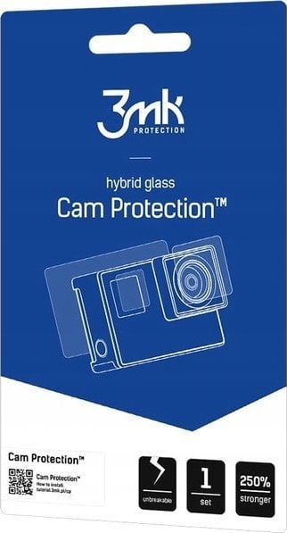 Mbrojtës ekrani 3MK Cam Protection për GoPro HERO 13, transparent