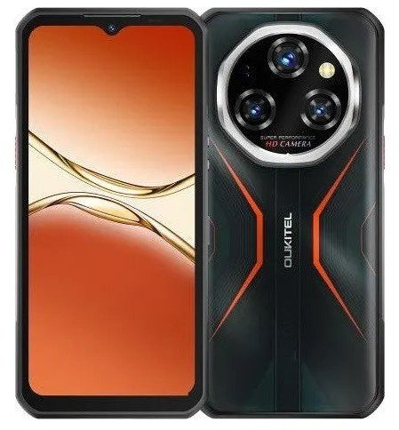 Telefoni Oukitel WP55 Pro, 6.6", 16GB RAM 512GB, Dual SIM, portokalli