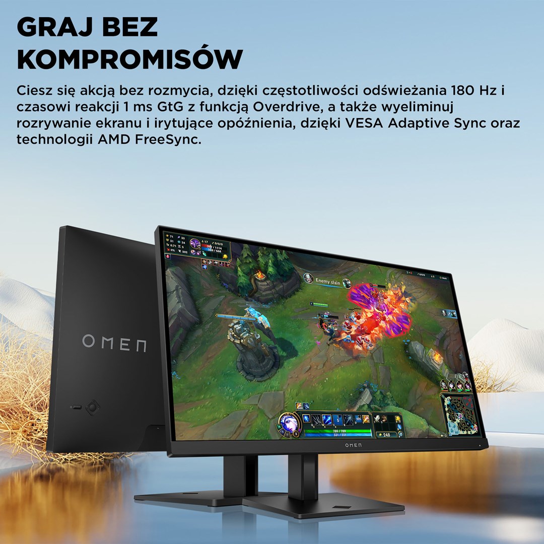 Monitor gaming HP OMEN 27q G2, 27", QHD 2560x1440, 180Hz, IPS, i zi