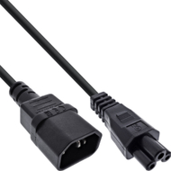 Kabllo rryme InLine C14 në C5, 2m, e zezë