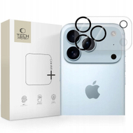 Mbrojtëse kamerë Tech-Protect Cam Fit+ për iPhone 17 Pro, xham i kalitur, transparente