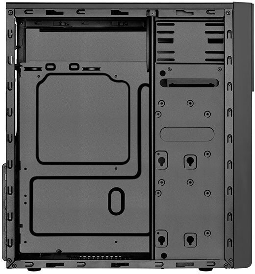 Kasë SilverStone Precision PS13, e zezë
