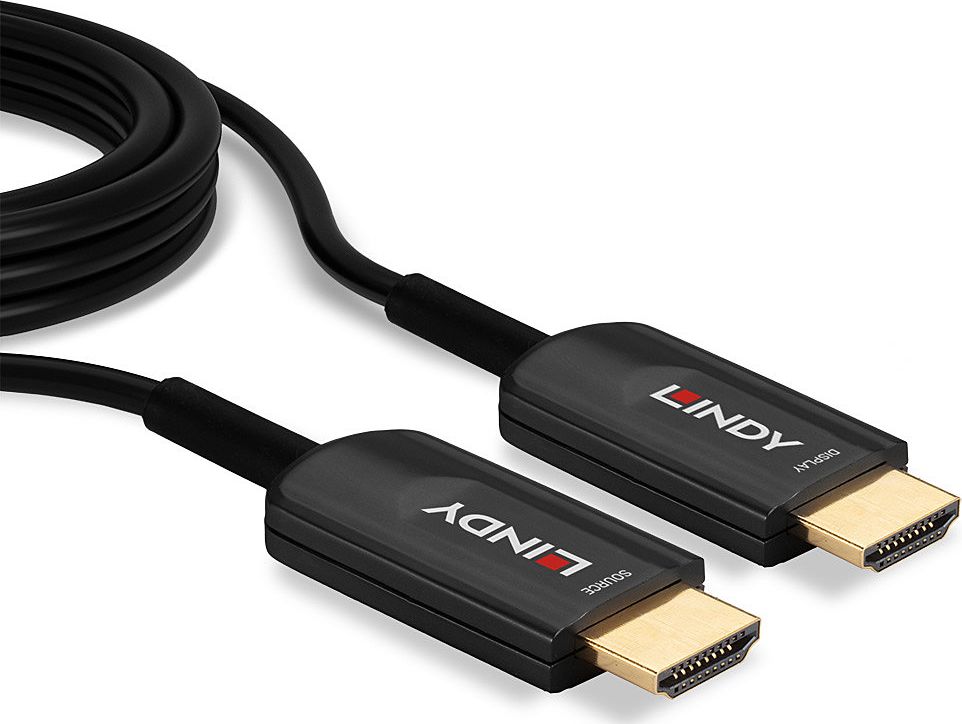 Kabëll HDMI Lindy 38382, 20m, 8K, i zi
