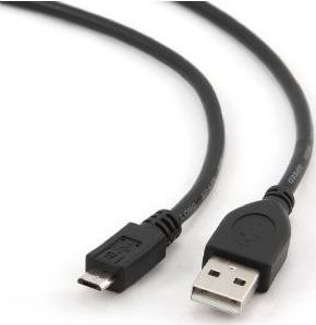 Kabllo LANBERG-OEM USB MICRO (M) -> USB-A (M) 2.0 0.5m, e zezë