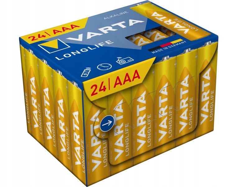 Bатерии алкални Varta Longlife AA, еднократни