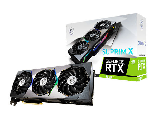 【Dhanielo】MSI GEFORCE RTX 3080 Ti Kartele grafike MSI NVIDIA GeForce RTX 3080 Ti SUPRIM X 12G, 12GB