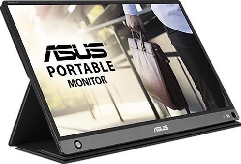 Пренослив монитор ASUS ZenScreen Go MB16AHP, 15,6", Full HD, IPS, USB-C, црна