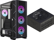 Kutia PC PREYON Nest Meshy+, 4x ARGB, me furnizues PREYON EAGLE POWER GOLD 1000W