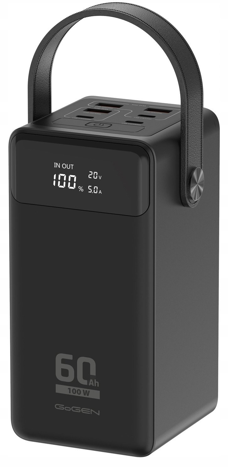 Powerbank GoGEN Large, 60000mAh, 100W, i zi
