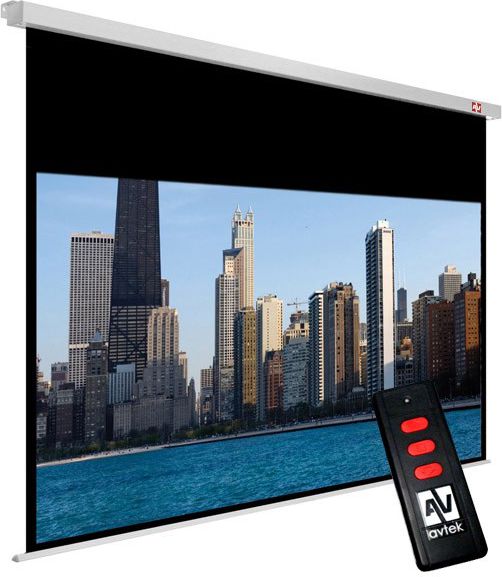 Ekran për projektor Avtek Cinema Electric 240, 240x200cm, i bardhë