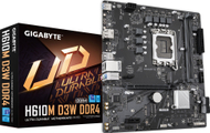 Pllakë amë GIGABYTE H610M D3W, DDR4 3200MHz, M.2 PCIe 3.0, e zezë