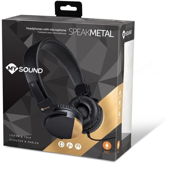 [OUTLET] Kufje Meliconi 497456 My Sound Metal speak, të zeza