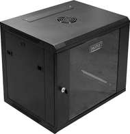 Ѕиден мрежен орман Digitus DN-W19 09U/450/B, 19", 9U, црн
