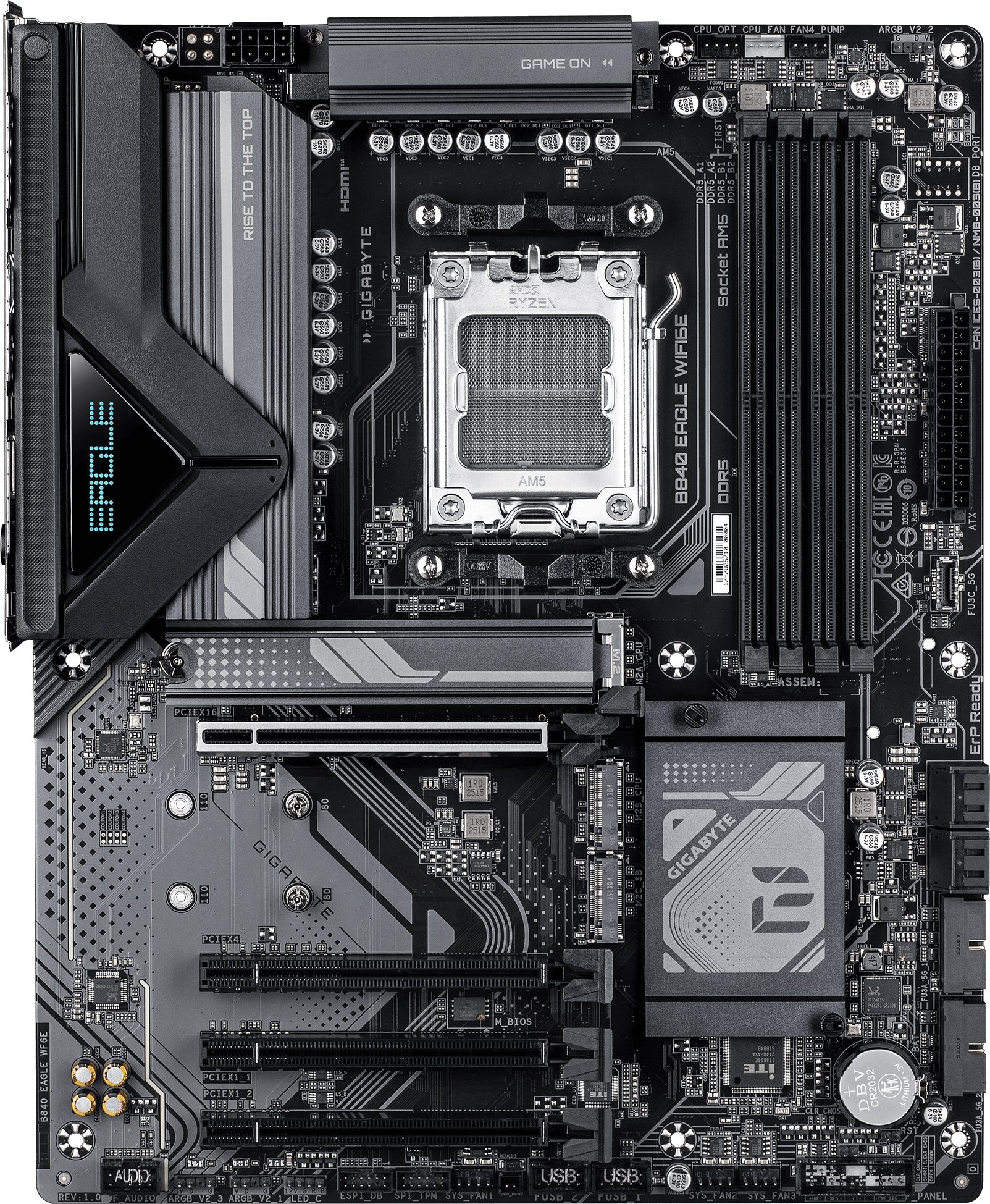 Motherboard Gigabyte GA-B840 EAGLE WF6E, ATX, DDR5, Socket AM5