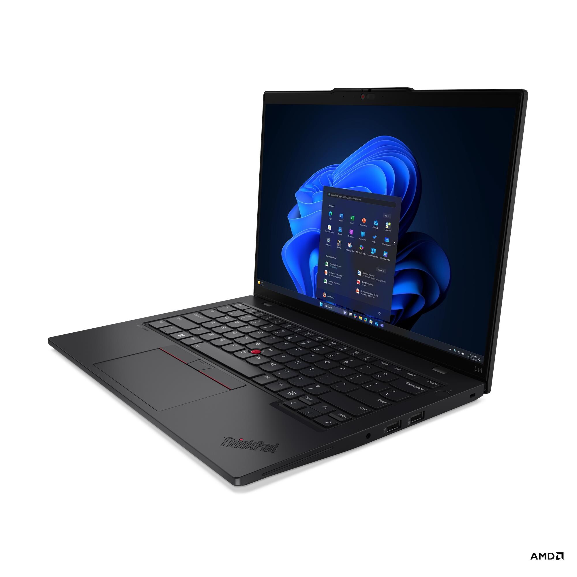 Laptop Lenovo ThinkPad L14 Gen 6, Ryzen 7 PRO, 32GB RAM, 1TB SSD, 14" WUXGA, i zi