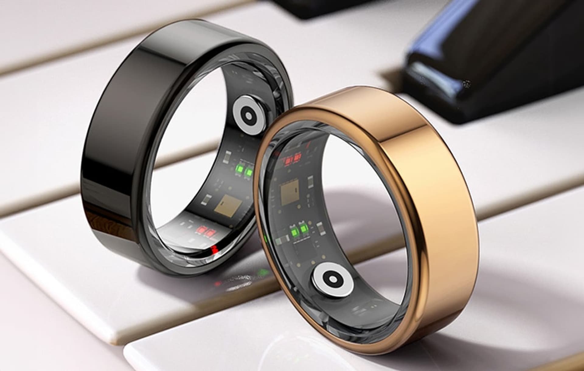 Unazë inteligjente Colmi Smartring R02, 18.9mm, IP68, e zezë 4
