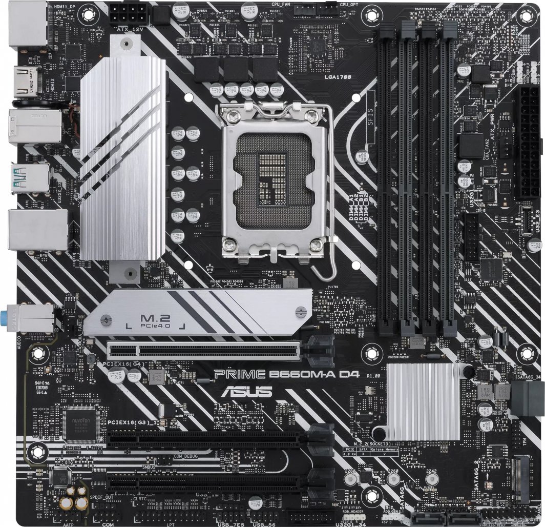 Pllakë amë Asus Prime B660M-A D4-CSM