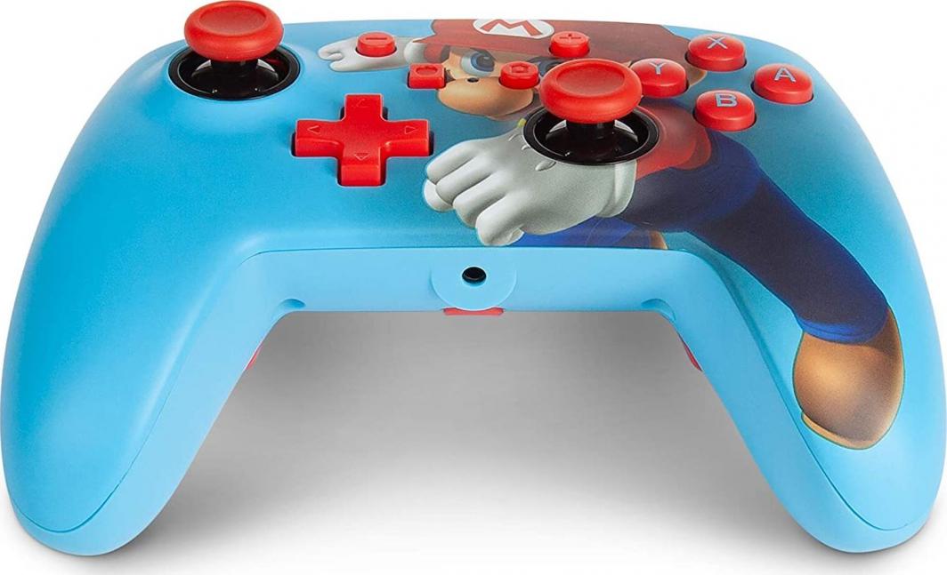 Kontroller PowerA Mario Punch, me kabllo, i kaltër