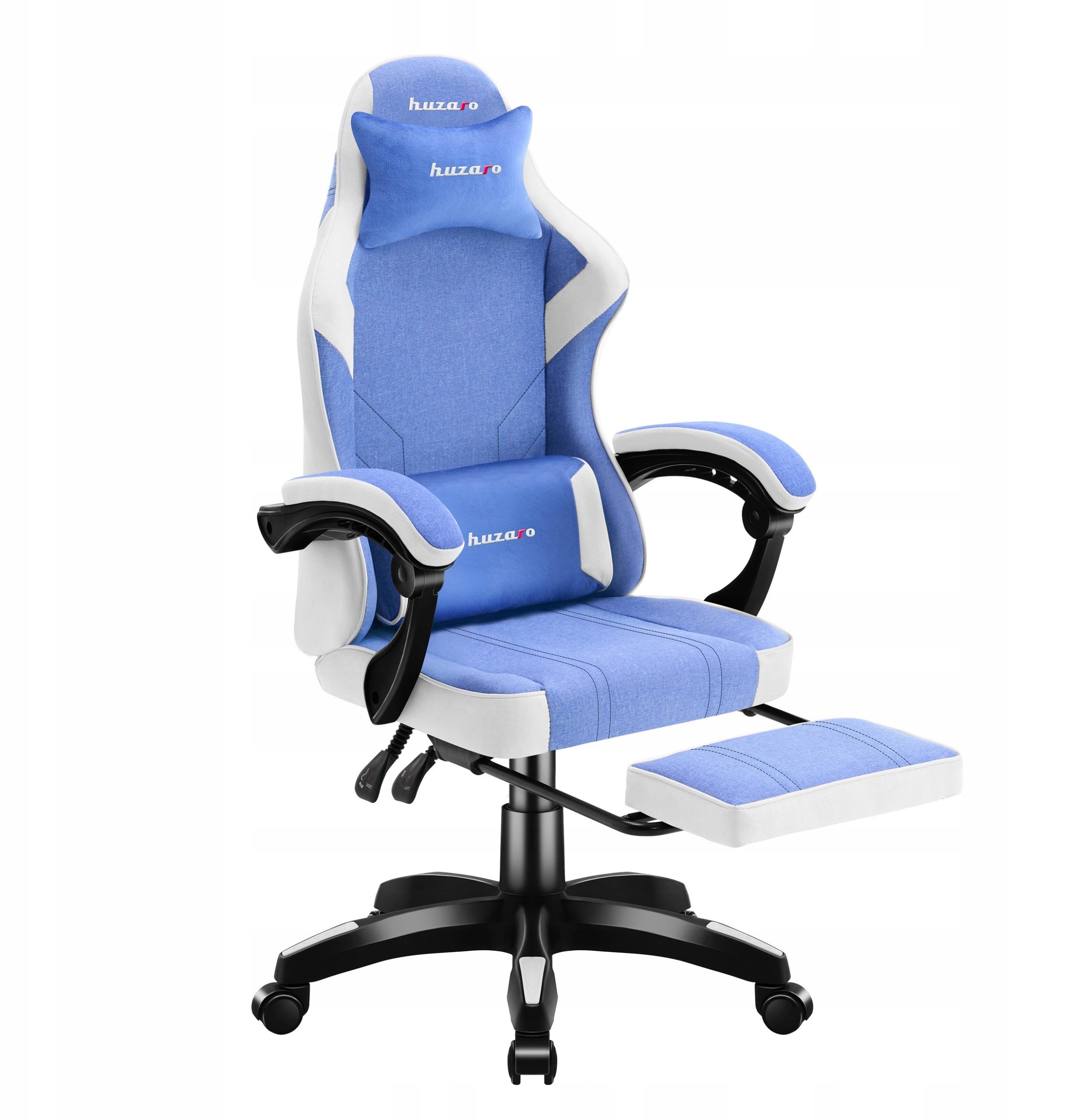 Karrige gaming Force 3.7, ergonomike, me rrotulla, blu