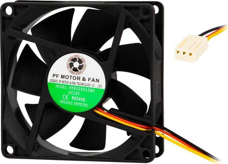 Ftohës Blow 80x25mm 12V, 80 mm