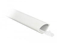 Kанал аголен за кабли DeLOCK Corner Duct, самолеплив, 1 m, 43 x 23 mm, бел