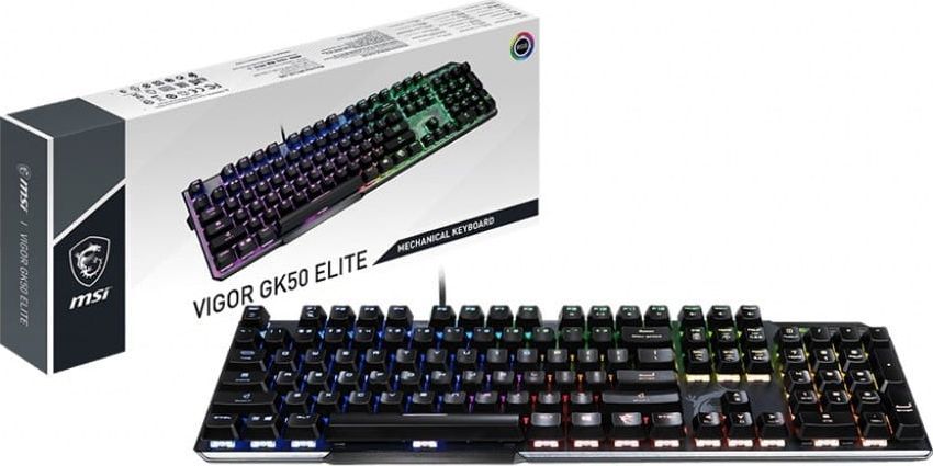 Tastierë MSI Vigor GK50 Elite (S11-04US256-CLA), US, e zezë