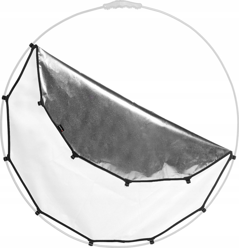 Mbulesë reflektuese Manfrotto HaloCompact LL LR3302, 82cm, dyanshme argjend e bardhë