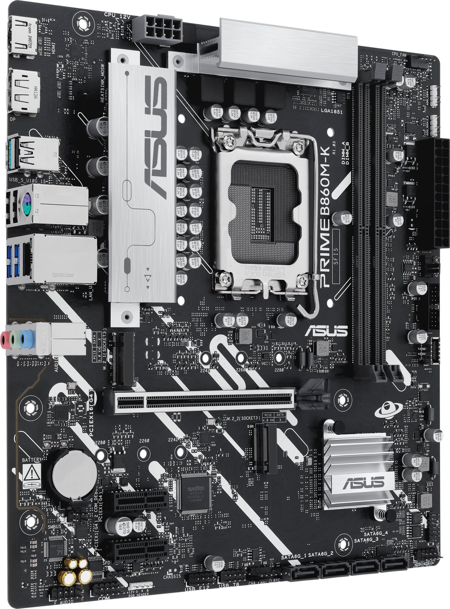 Pllakë amë ASUS PRIME B860M-K, Intel B860, DDR5, mATX