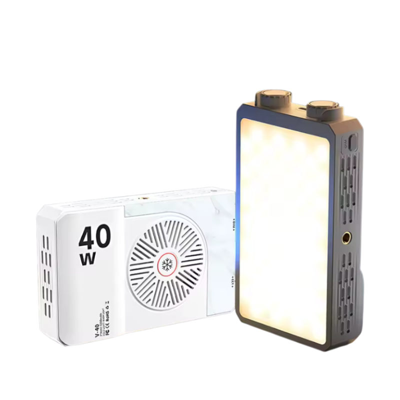 Dritë video LED portative 40W