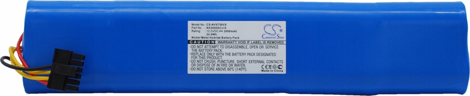 Bateri Ni MH për fshesë me korent Neato, 12V, 2000mAh, jeshile