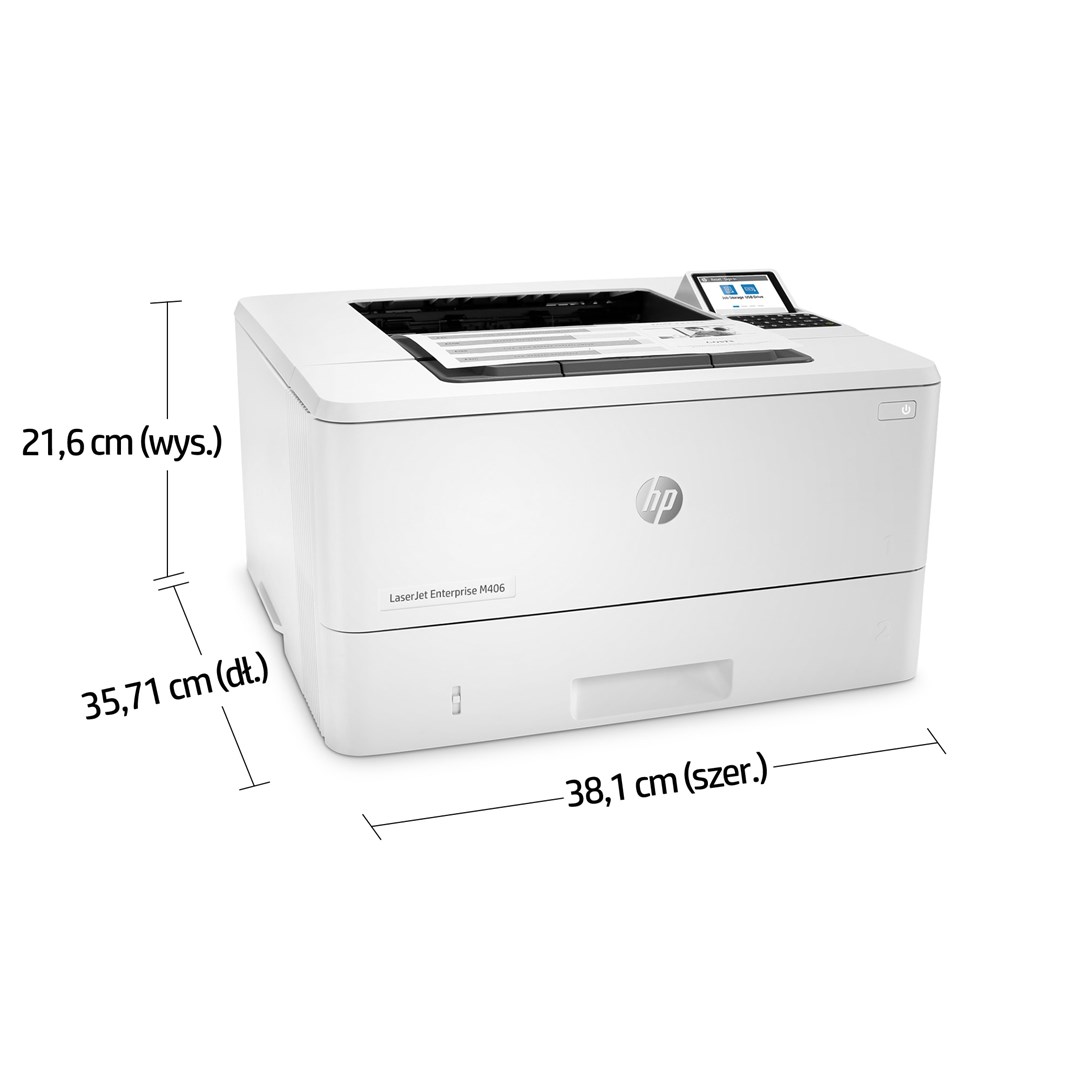 Printer HP LaserJet Enterprise M406dn, Laser, i bardhë