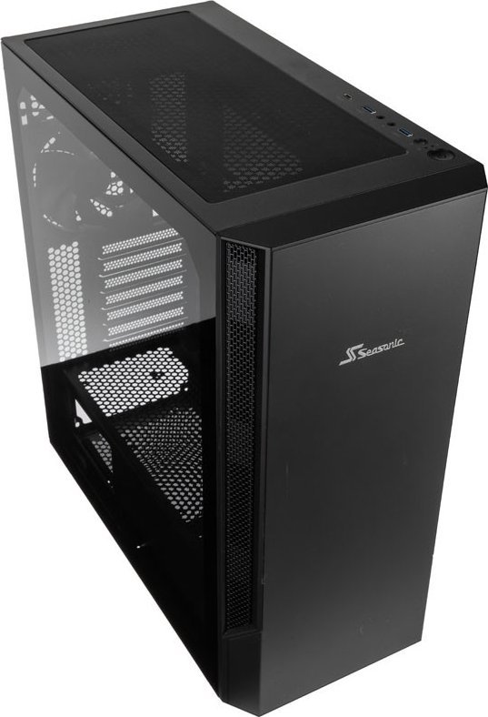 Kutia gaming Seasonic Arch Q503 me PSU DGC-650, ATX, USB-C, e zezë