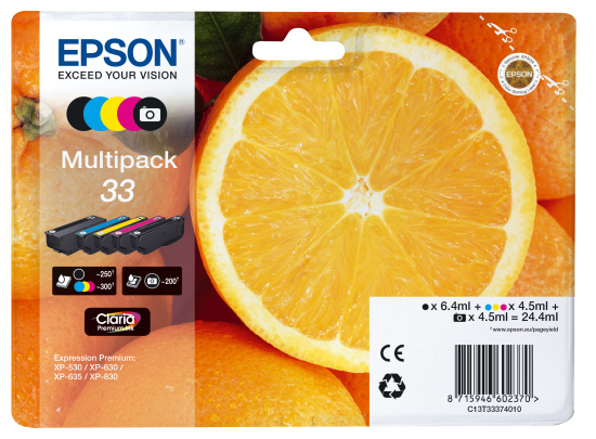Ngjyrë Epson Multipack, 5 ngjyra