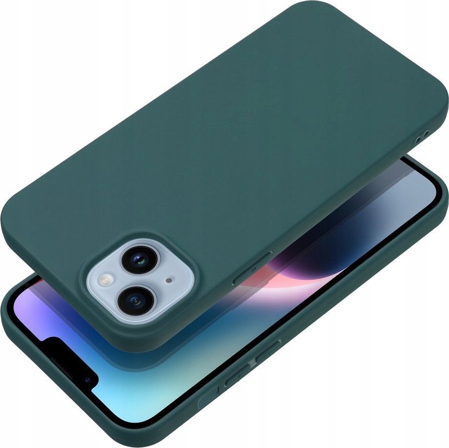 Këllëf telefoni Matt Case për Samsung S24, TPU, mat, jeshile e errët