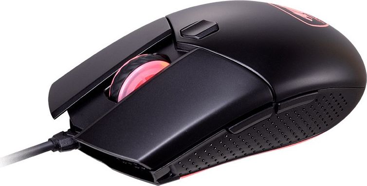 Set gaming tastierë dhe mi Cougar Deathfire EX, mekanike hibride, DPI i rregullueshëm, i zi
