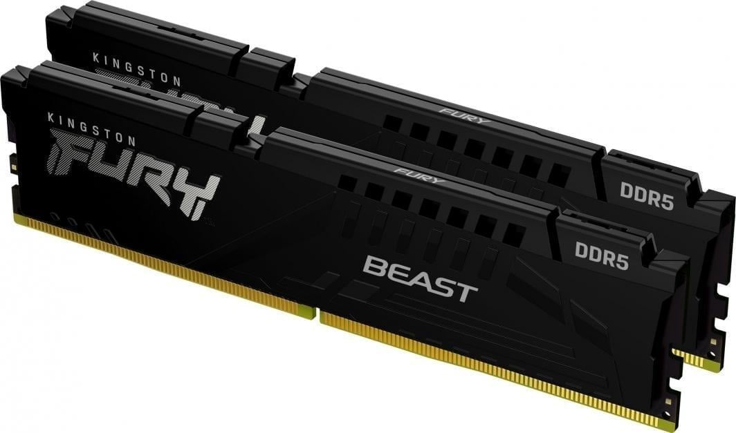 Memorie Kingston Fury Beast, DDR5, 32 GB, 6000 MHz, CL40, KF560C40BB-32