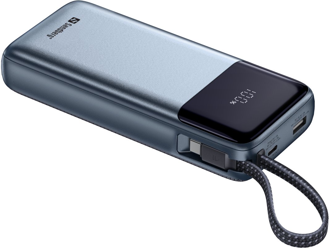 Powerbank Sandberg All-in1 421-29, 20000mAh, PD 67W, USB-C, USB-A