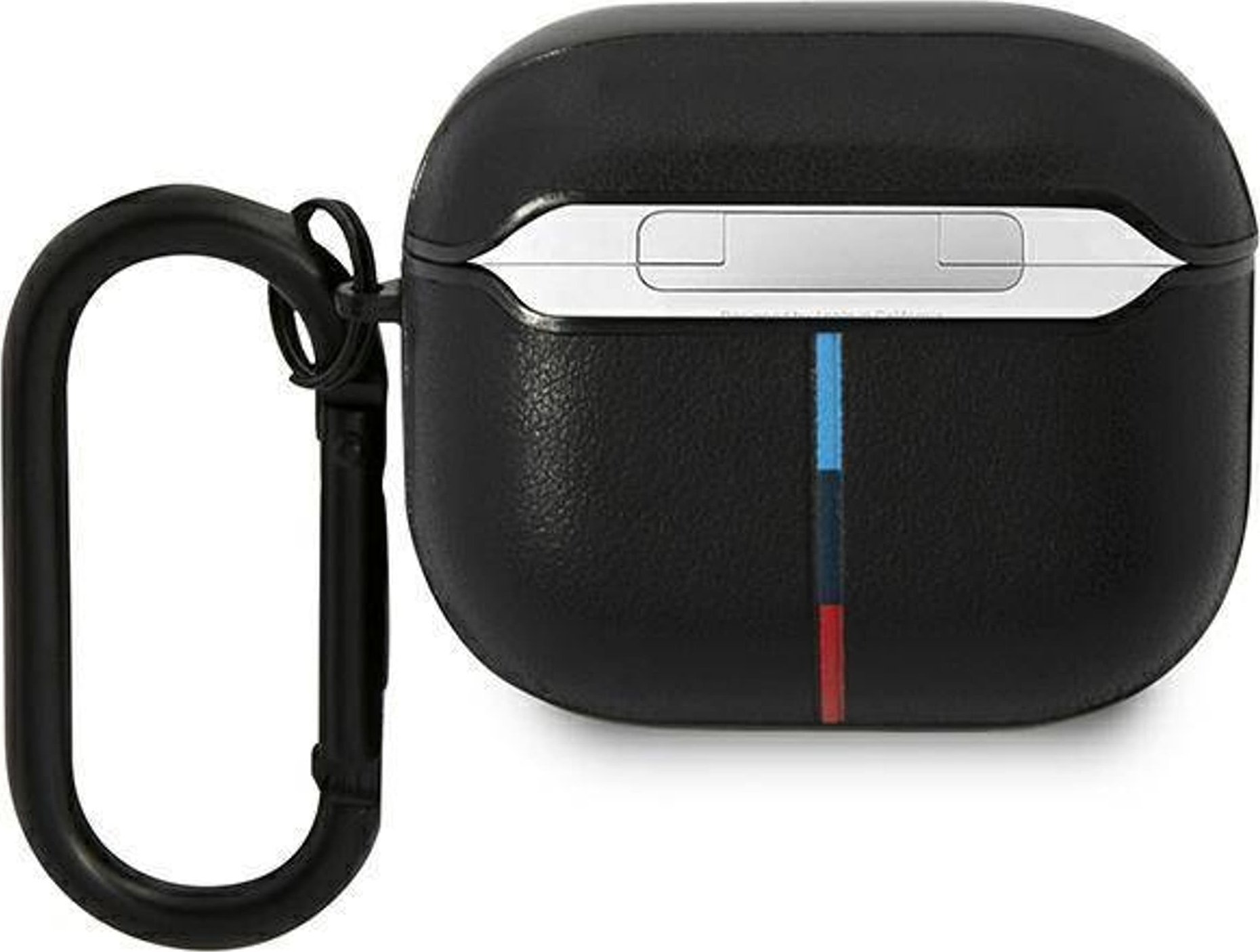 Mbulesë BMW BMA322PVTK për AirPods 3, lëkurë ekologjike, seria Curved Line, e zezë