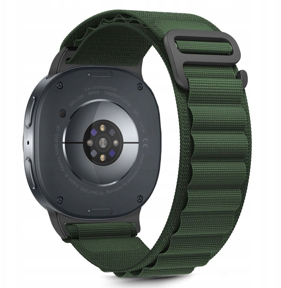 Rrip ore Tech-Protect Nylon Stripe, Samsung Galaxy Watch 8 8 Classic, najlon, jeshil