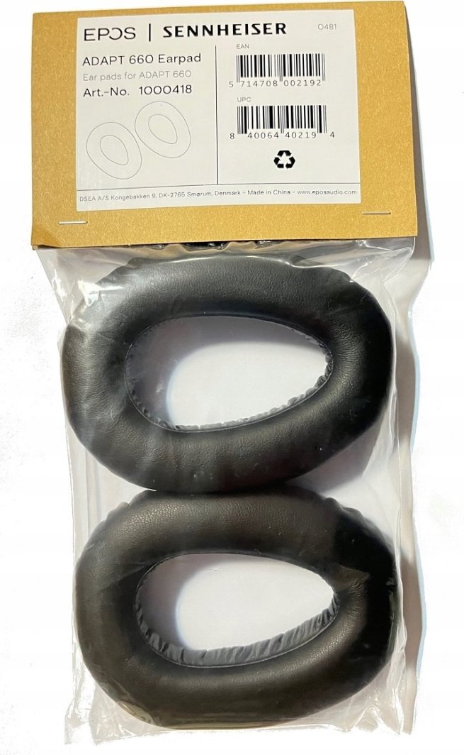 Jastëkë zëvendësues për kufje EPOS Sennheiser ADAPT 660, set, të zinj