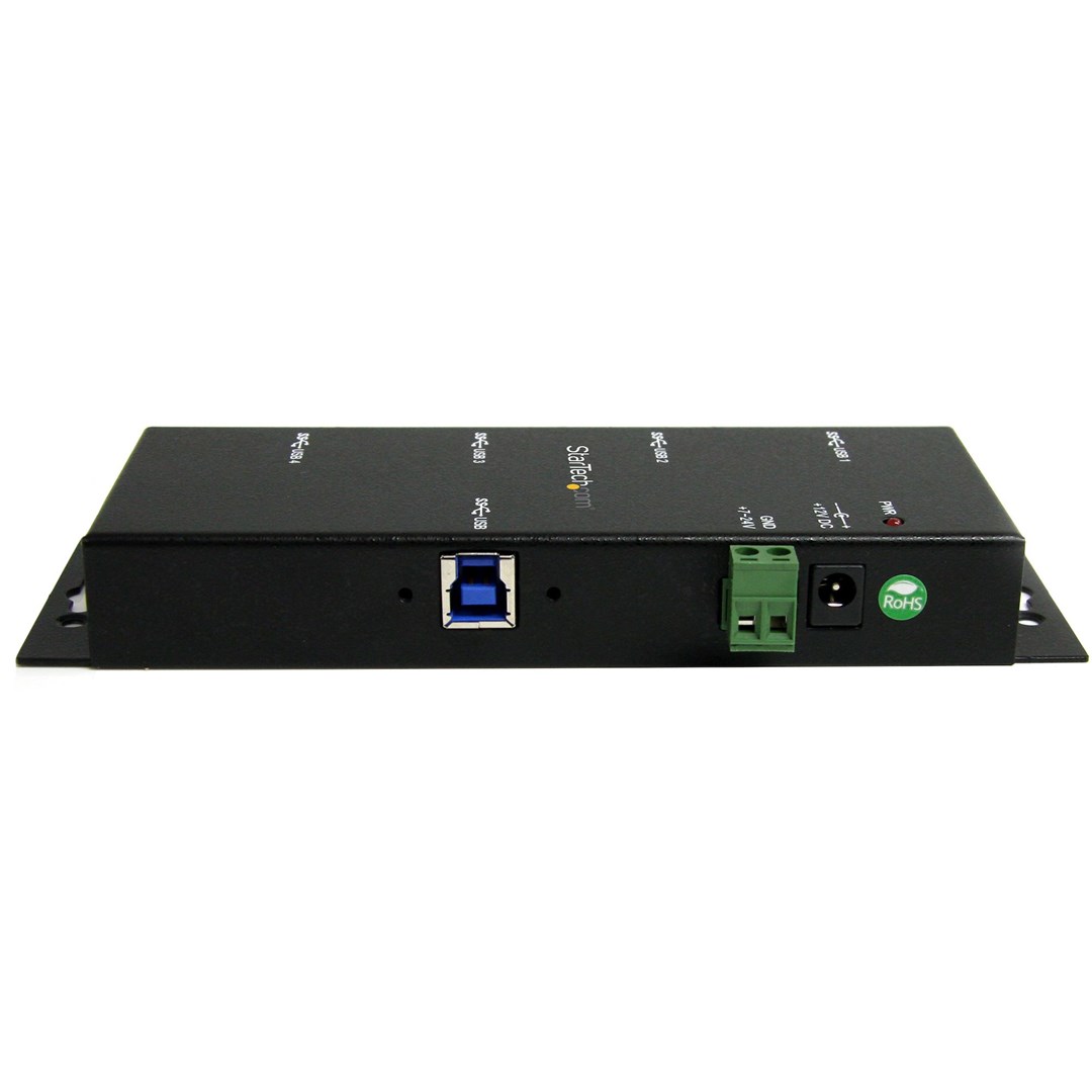 Qendër USB StarTech ST4300USBM, 4-Port, USB 3.2 Gen 1, e zezë