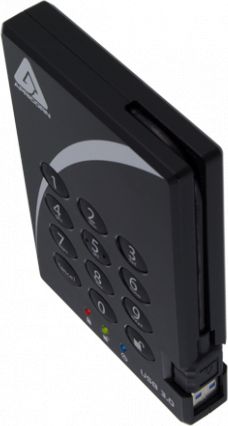 Hard disk i jashtëm Apricorn Aegis Padlock A25 3PL256 2000, 2TB, USB 3.0, i zi