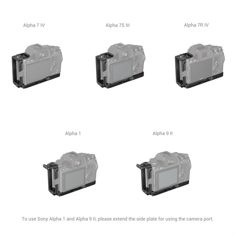 Mbajtës SmallRig L për Sony 7 IV / 7S III / 7R IV / 1 / 9 II