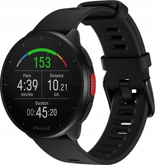 Спортски часовник Polar Pacer, GPS, екран во боја, црн