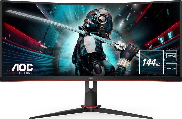 Monitor AOC CU34G2X, 34", UWQHD, i zi